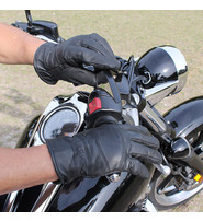 Soft Lambskin Motorcycle Gloves #G8356K