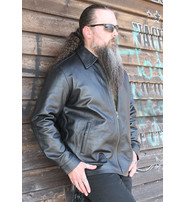 Jamin Leather® Rebel Without a Cause Leather Jacket #M2199ZK