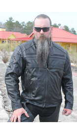 Unik Vented Motorcycle Jacket w/Reflectors, Pads & Concealed Pocket #M6923VRZGK