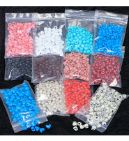 2500 Count Crow / Pony Beads #ZB100