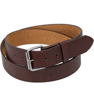 Plain Economy Brown Leather Belt - SPECIAL #BT011N