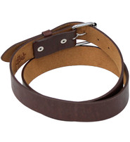 Plain Economy Brown Leather Belt - SPECIAL #BT011N