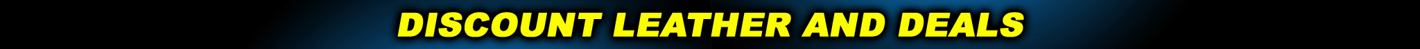 Discount Leather Apparel and Leather Deals
