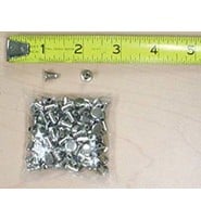 1000 pcs 1/4'' x 3/8'' Nickel Silver Rivet Posts #Z4196PS