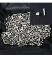 500 pcs 5/16'' x 1/2'' Nickel Silver Tubular Rivets #Z5442PS