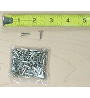 500 pcs 5/16'' x 1/2'' Nickel Silver Tubular Rivets #Z5442PS