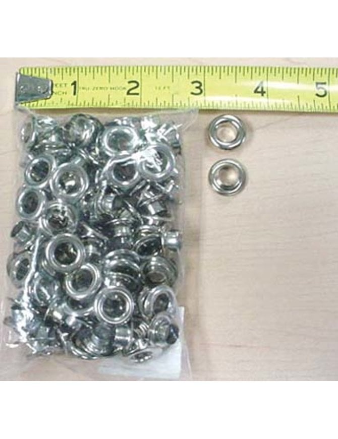 1000 pcs 8mm 5/16'' Large Eyelets Nickel Silver #ZE4127S