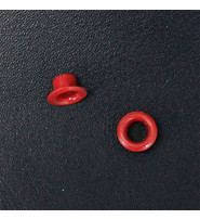 1000 pcs 4mm (1/8") Red Eyelets / Grommets #ZE7736R