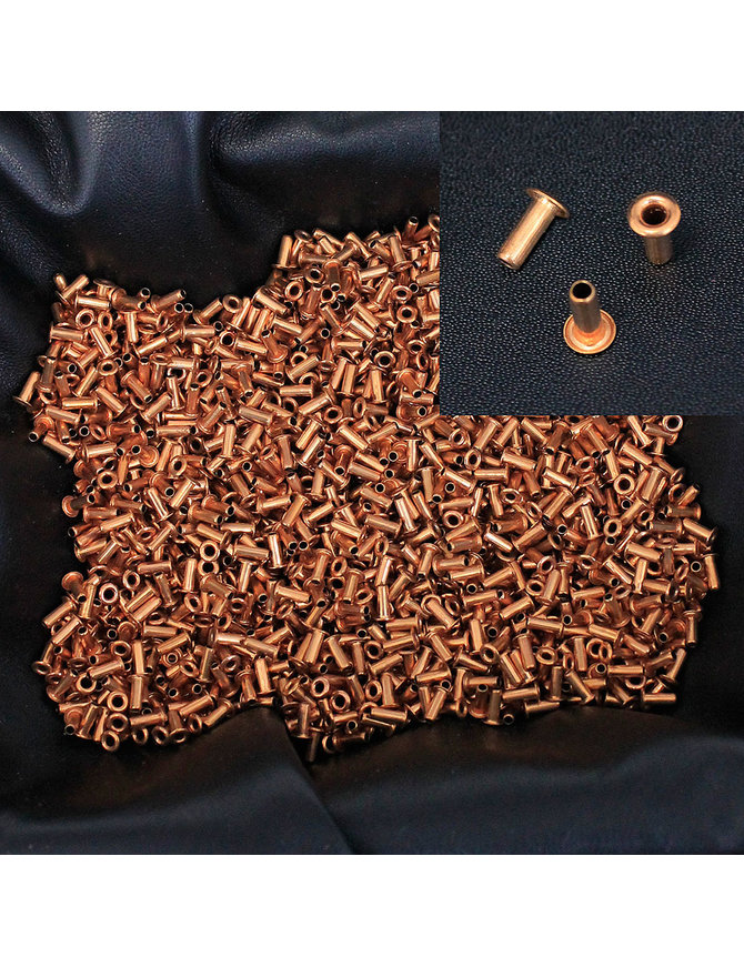 1000 pcs 3/16'' x 1/4'' Copper Rivet #Z7878PCOP