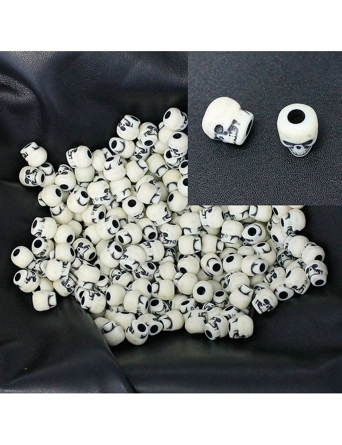 2500 Count Crow / Pony Beads #ZB100