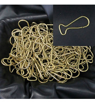 200 pcs 2 inch Gold Metal Sturdy Hooks #ZHOOK0753G