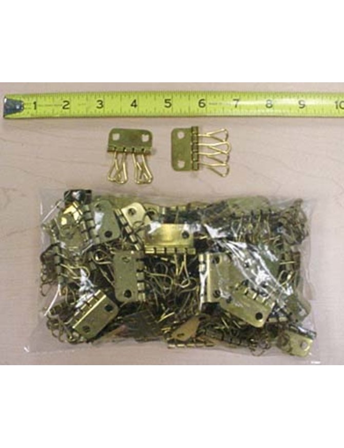 20 pcs Solid Brass Key Case 4 Hook Plates #ZKEY5431BT