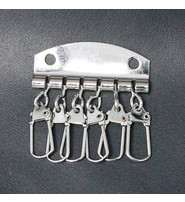20 pcs Nickel Silver Key Case 6 Hook Plates #ZKEY5432S