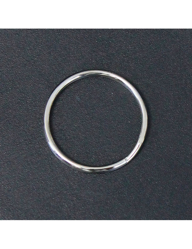 75 pcs 1 1/4'' Split Nickel Silver Key Rings #ZKEY8390S