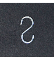 1000 pcs 1 inch Silver S-Hooks #ZS8858S