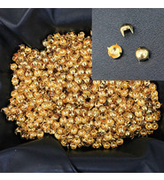 1000 pcs Gold 1/4'' Round Studs #ZSTUD0000G