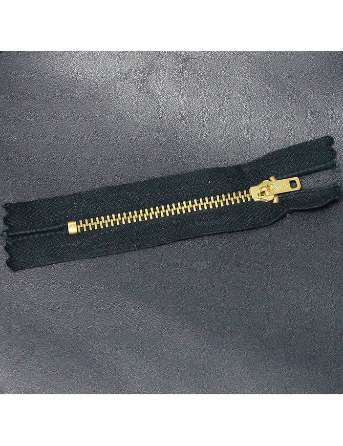 200 pcs Bulk Black 3 inch Brass Zipper w/Locking Pull #ZZIP9413BRK