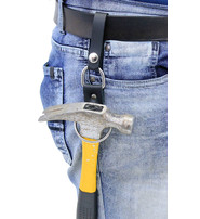 Jamin Leather® Snap-On Leather Hammer Belt Holder #AC22HAMMER