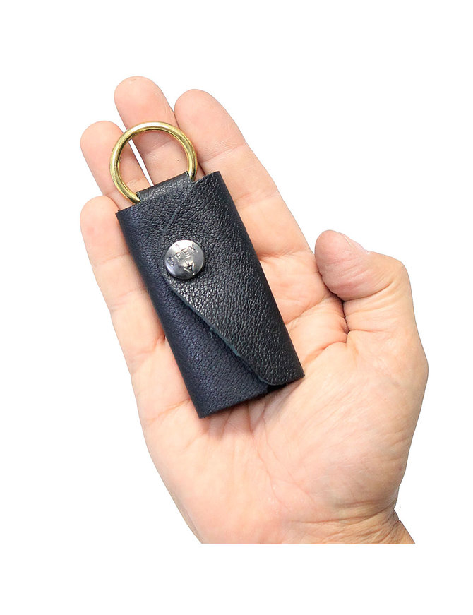 Jamin Leather 4 Key Leather Key Case with Finger Ring #AC22040GR