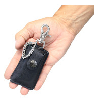 Jamin Leather® Leather Key Fob Snap Key Case with Claw Clip #AC22050PKK