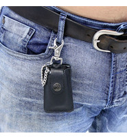 Jamin Leather Leather Key Fob Snap Key Case with Claw Clip #AC22050PKK