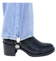 Jamin Leather® Leather Pants Stirrups w/Buffalo Nickels #APB100BUF