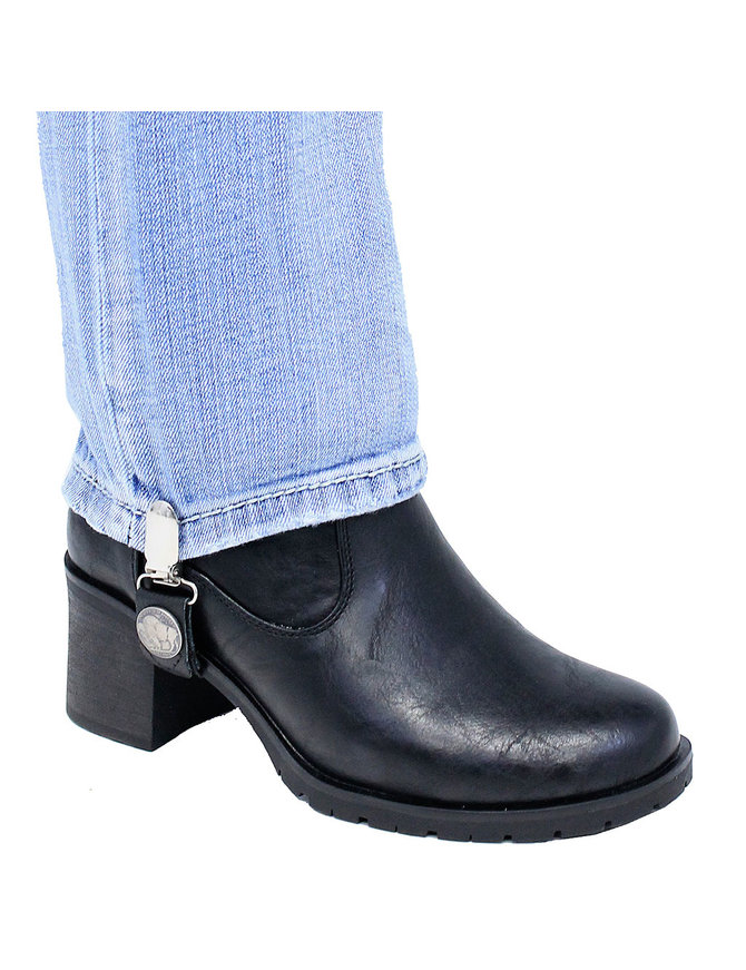 Jamin Leather® Leather Pants Stirrups w/Buffalo Nickels #APB100BUF