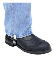 Jamin Leather® Leather Pants Stirrups w/Buffalo Nickels #APB100BUF