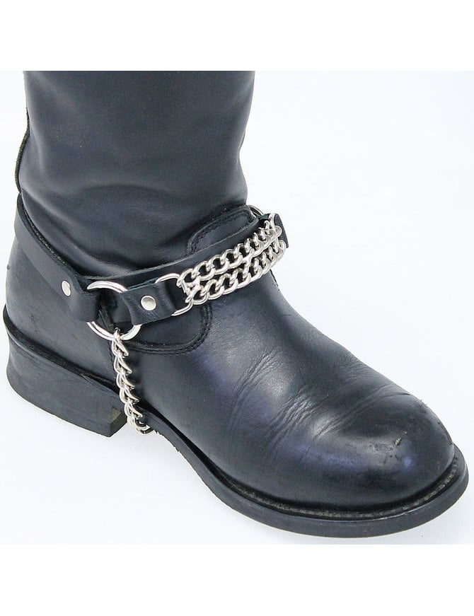 Jamin Leather Curb Chain Boot Straps #BS2209VCK -