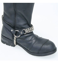 Jamin Leather® Curb Chain Boot Straps #BS2209VCK