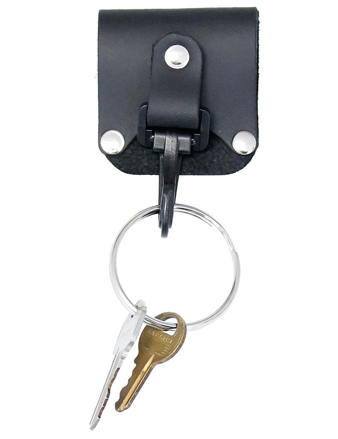 Jamin Leather® Wide Leather 2" Key Ring Belt Holder #KC2203WK