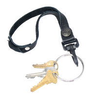 Jamin Leather® Leather Wrist Strap 2" Key Ring & Snap #KC22070XK