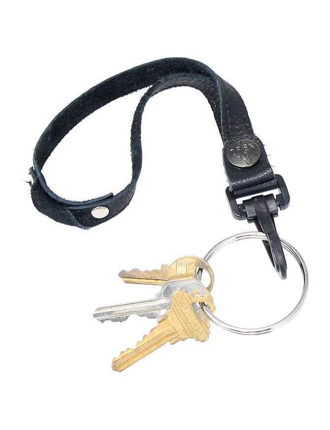 Jamin Leather Leather Wrist Strap 2" Key Ring & Snap #KC22070XK