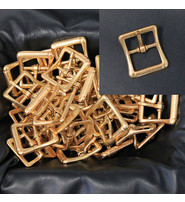 75 pcs Bulk Brass 1 inch Harness Buckles #ZBU100G