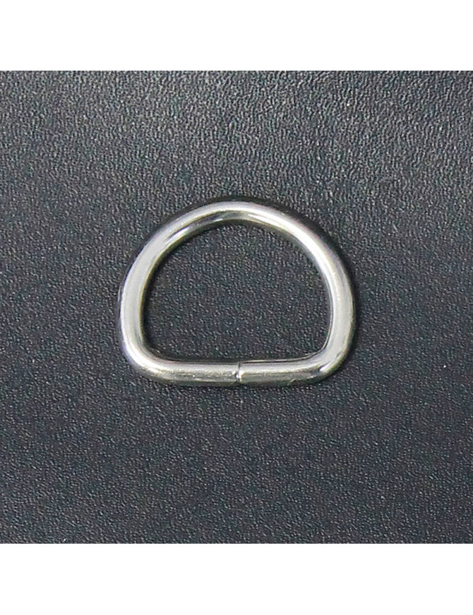 200 pcs 3/4" Nickel Plate D-Rings Bulk #ZD8185S