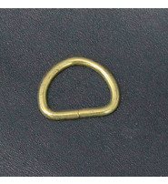 300 pcs Brass Plated 25mm D-Rings Bulk #ZD8185G