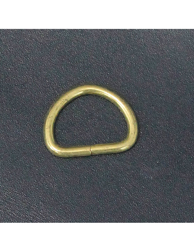 300 pcs Brass Plated 25mm D-Rings Bulk #ZD8185G