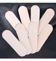 8 pcs 3 inch Natural 7-8 oz. Leather Tooling Blanks #ZTB3X58N