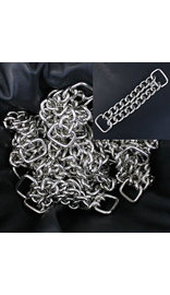 10 pcs Bulk 3.5 inch Welded Curb Chain #ZVC350S