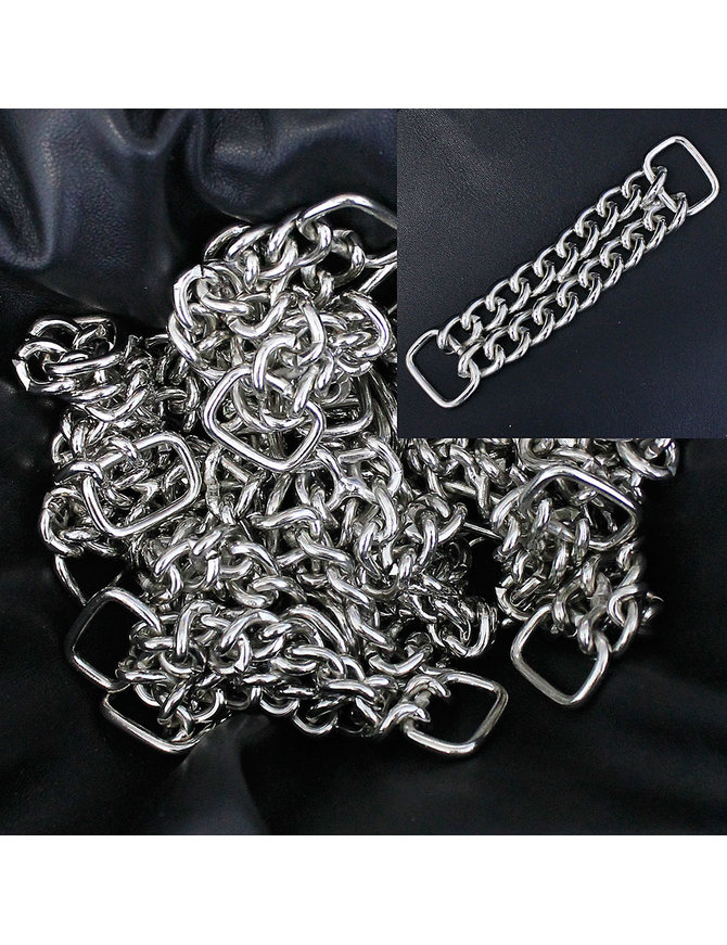 10 pcs Bulk 3.5 inch Welded Curb Chain #ZVC350S