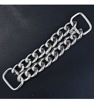 10 pcs Bulk 3.5 inch Welded Curb Chain #ZVC350S