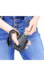 Jamin Leather® Leather Key Fob Zipper Key Case #AC22061XK