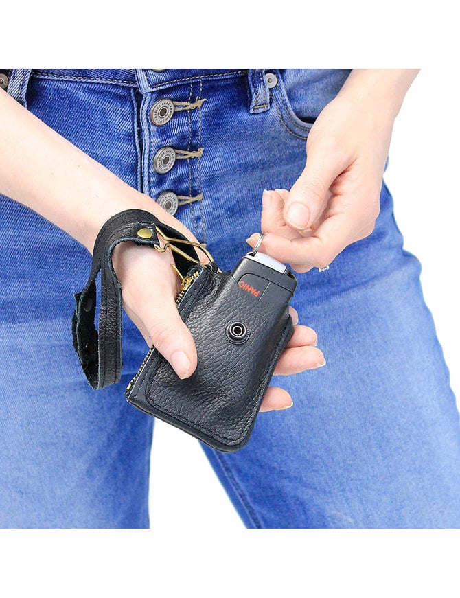 Jamin Leather® Leather Key Fob Zipper Key Case #AC22061XK