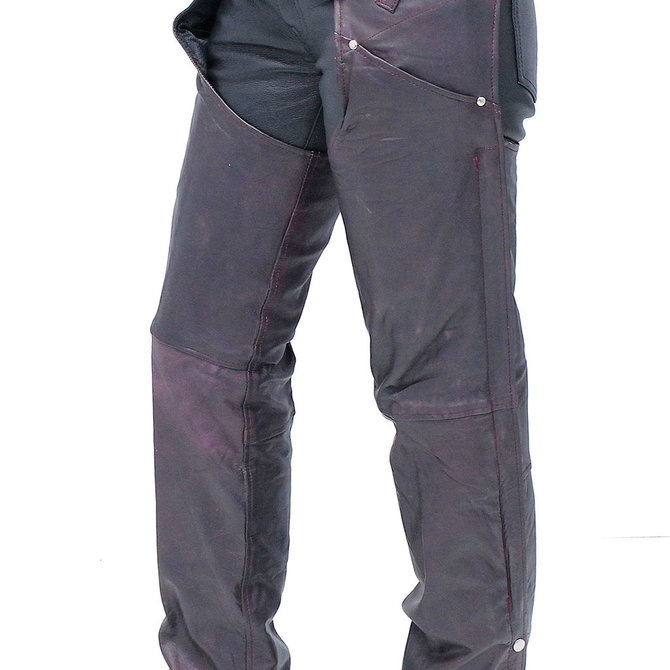 GENUINE LEATHER MOTORCYCLE CHAPS - Jamin Leather®