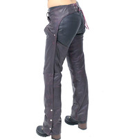 Unik Purple Leather Chaps in Vintage Lambskin #CA717417PP