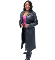 Jamin Leather® Leather Trench Coat for Women #L506LP