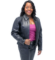 The Wanderer - Premium Buffalo Leather Jacket for Women #L38900