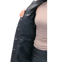 Jamin Leather® Vintage Black Extra Long Leather Coat #LA20090XLK