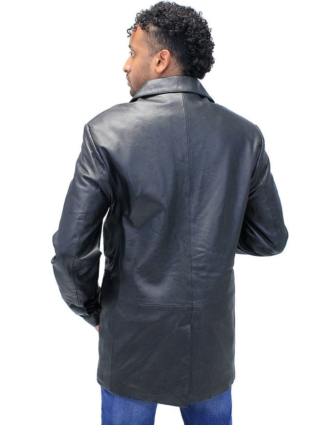 Jamin Leather TALL Men's Lambskin Leather Blazer #M3BBGKT