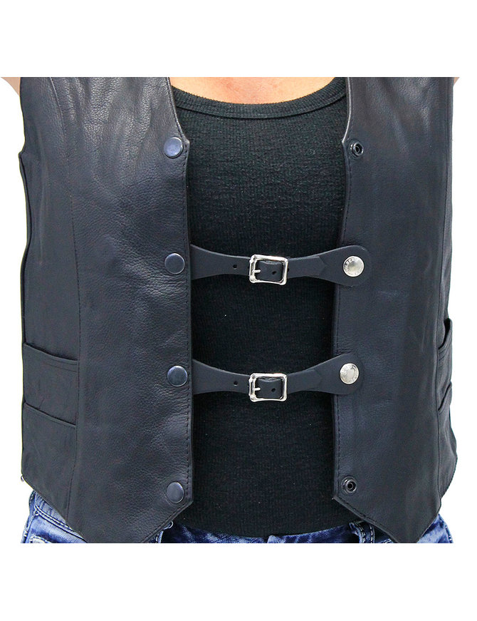 Jamin Leather® Pair of Buckle Vest Extenders #VC17070BU